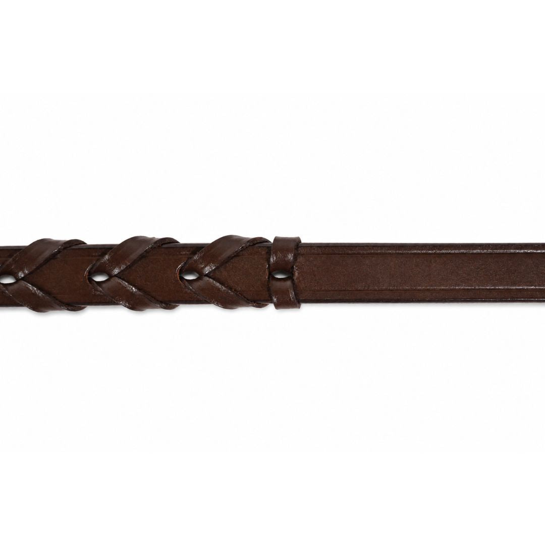 SIE Dressage Bridle with Reins – Premium Leather Horse Bridle with Stainless Steel Hardware
