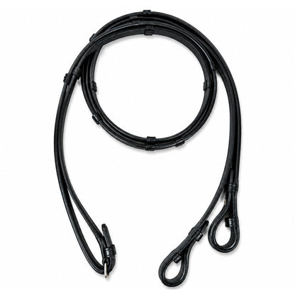 SIE Leather Crank Dressage Bridle with Padded Crown & Flash – Premium Soft Padded Horse Bridle with Loop Holder