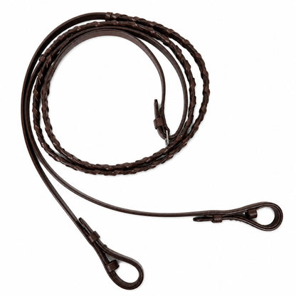 SIE Blue Crystals Single Row Leather Show Bridle with Reins Padded Anatomic Design