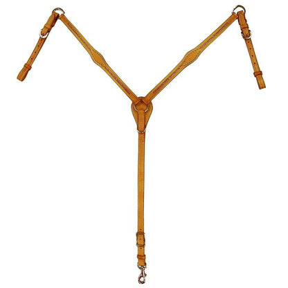 SIE Leather Western Horse Breast Collar Pink Swarovski Crystals Inlaid