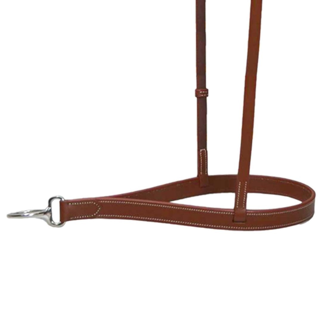 SIE Double-Stitched Premium Leather Horse Noseband for Training & Show Bridles