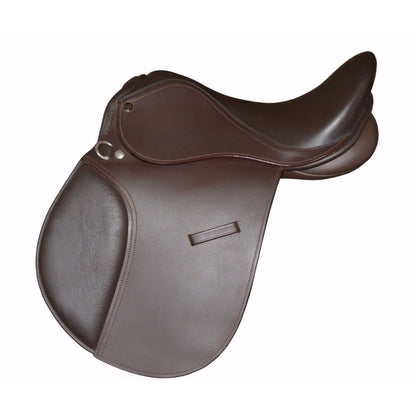 SIE Jumping  Genuine Leather English Saddle Medium 5" Fibre Flex Tree
