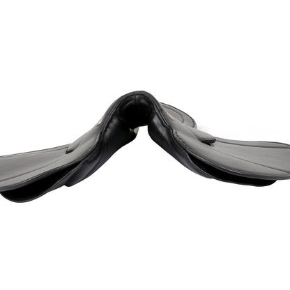 SIE Jumping Genuine Leather English Saddle Aluminum Die Cast British Half Tree 15″ Flap Show & Training