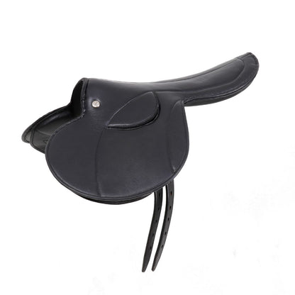 SIE Jumping Genuine Leather English Saddle Aluminum Die Cast British Half Tree 15″ Flap Show & Training