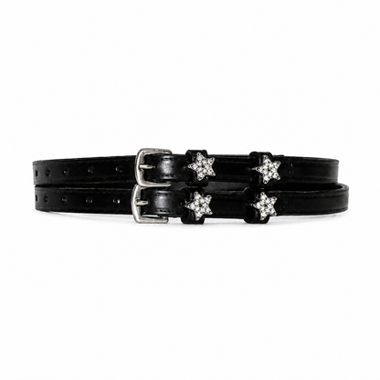 Pair SIE STAR Spur Straps - English Leather Spur Straps