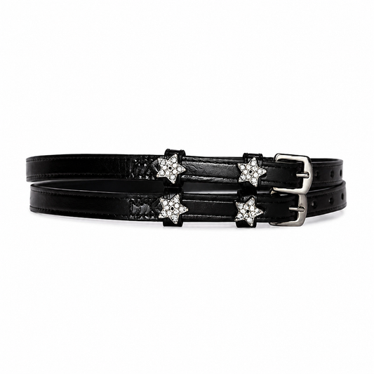 Pair SIE STAR Spur Straps - English Leather Spur Straps
