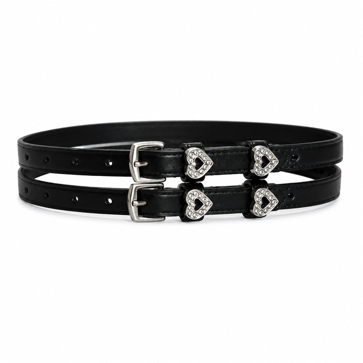 SIE Heart Spur Strap - English Leather Spur Straps