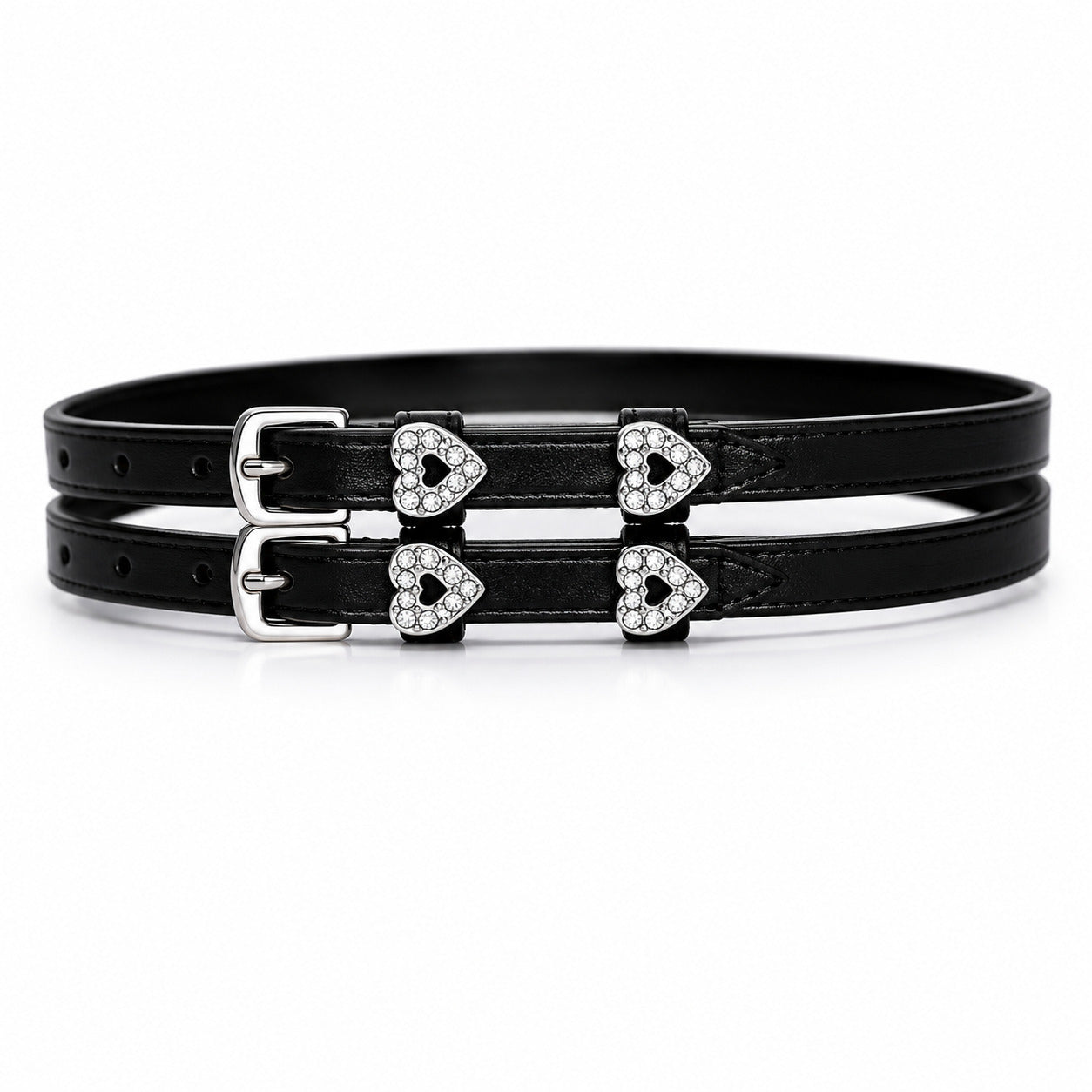 SIE Heart Spur Strap - English Leather Spur Straps