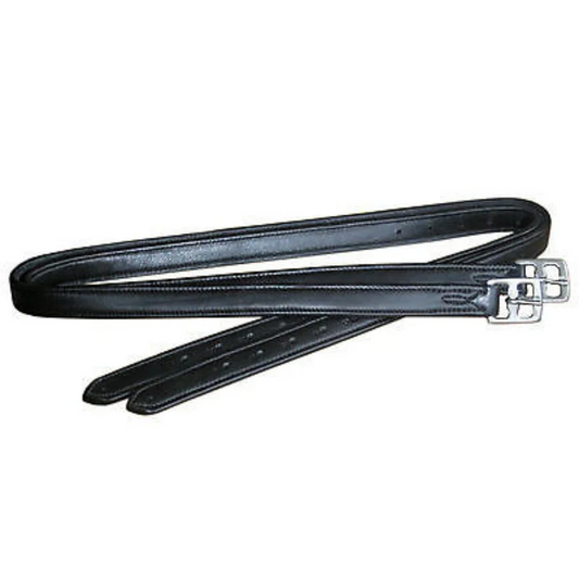 SIE Super Soft Triple Layer Stirrup Leathers – Nylon Reinforced SS Buckles 1” Width