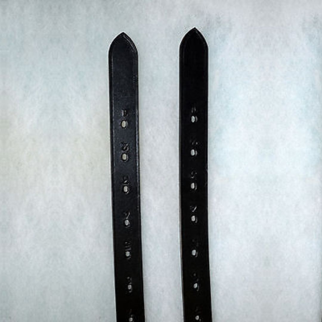 SIE Stirrup Leathers 1” Wide – Best Genuine Leather SS Buckles Numbered Holes