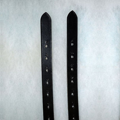 SIE Stirrup Leathers 1” Wide – Best Genuine Leather SS Buckles Numbered Holes