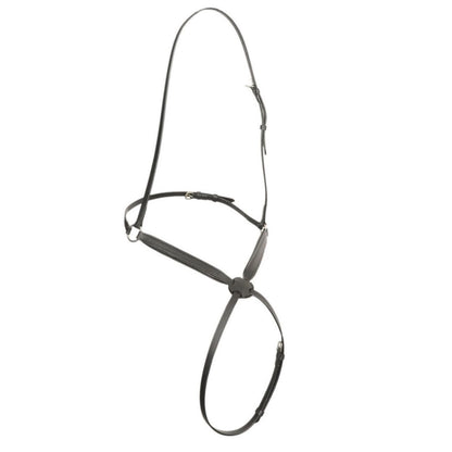 SIE Qty. 3 Empty channel Figure 8 / grackle leather nosebands 8 mm SALE PRICE
