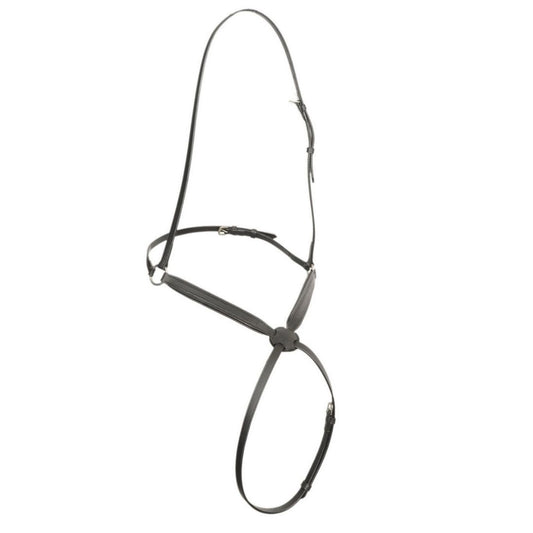 Qty 3 Empty channel Figure 8 grackle leather horse nosebands 8 mm CHRISTMAS SALE