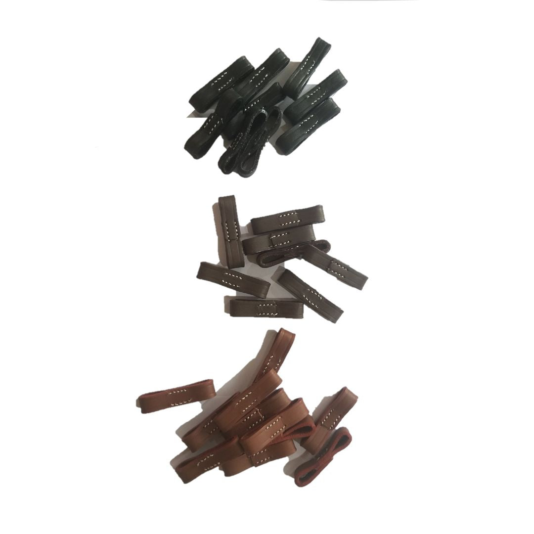 Qty. 100 Pairs Mixed Colors Full Cheek Snaffle Bit Loops