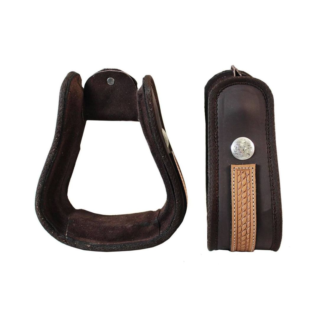 Basket Weave Overlay Stirrups