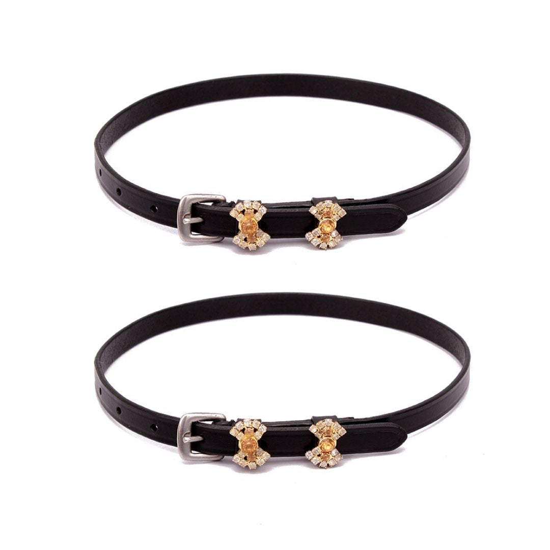 Broche Crystal Spur Straps