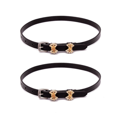 Broche Crystal Spur Straps