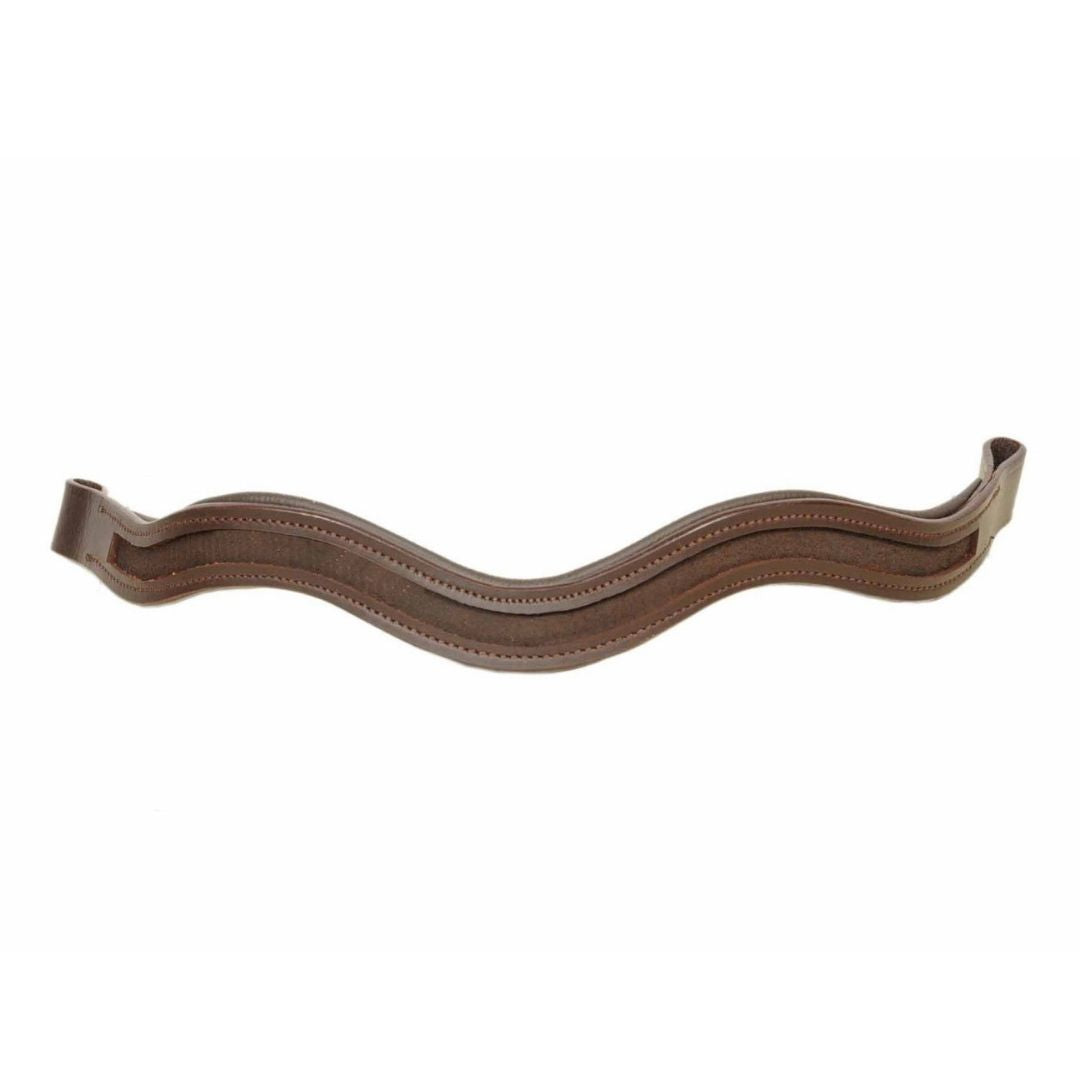 Bulk Lot of 132 Empty Channel LEATHER Padded BROWBANDS for BRIDLES 8 mm