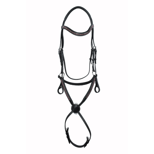 Leather Padded Bridle with SWAROVSKI Elements