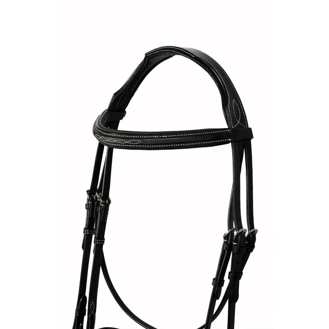 Padded Fancy Stitch Jump Bridle