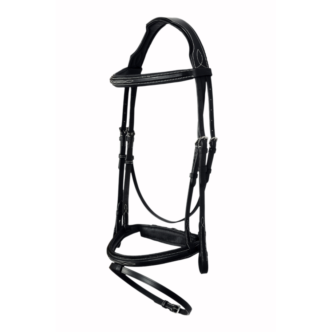 Padded Fancy Stitch Jump Bridle