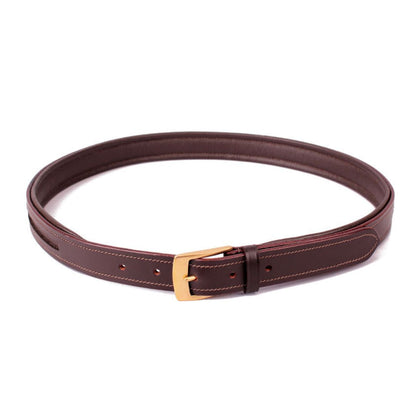 Empty Channel Leather Inlay Belts
