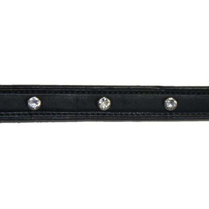 Padded Designer Dog Leash With Diamond Crystals