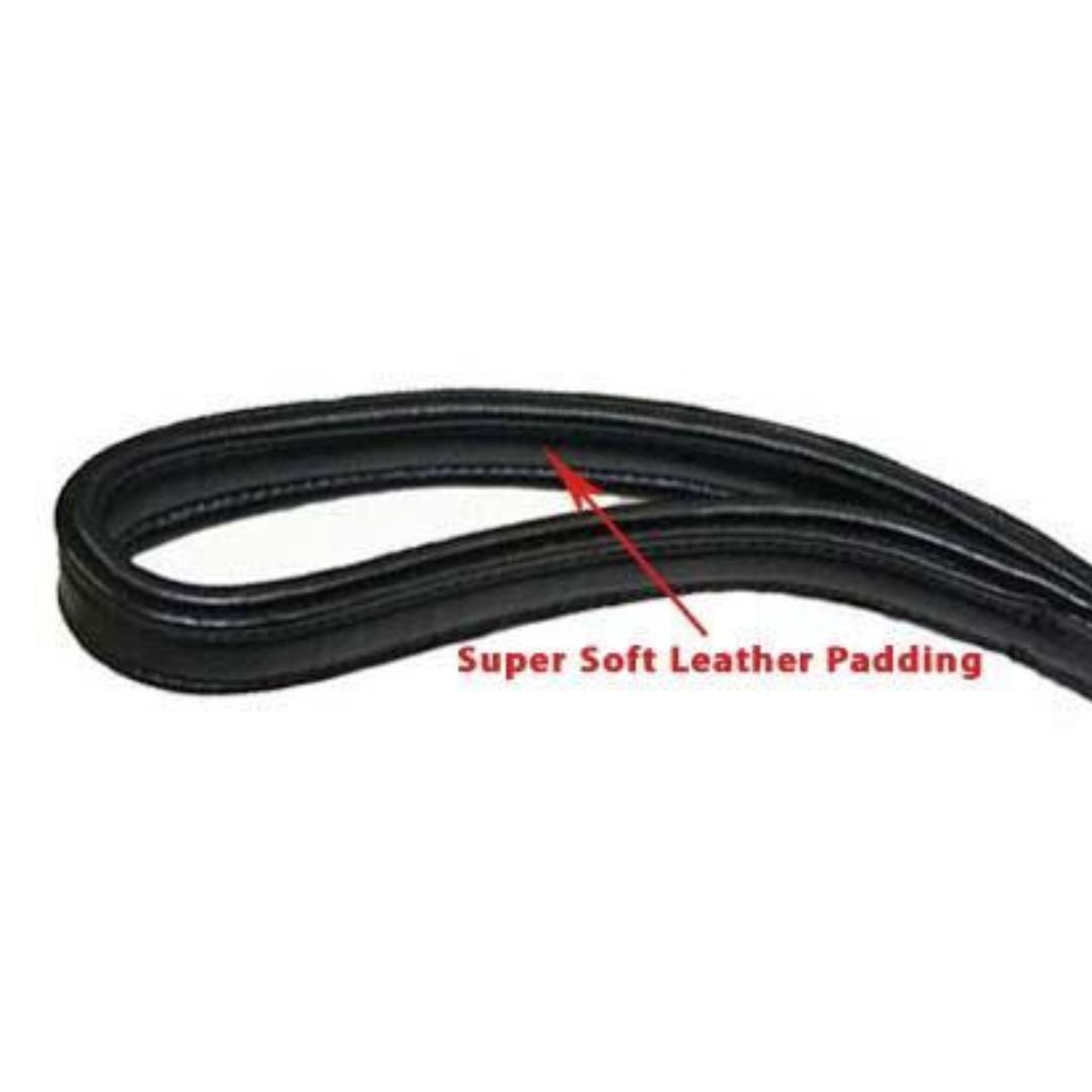 Padded Designer Dog Leash With Diamond Crystals