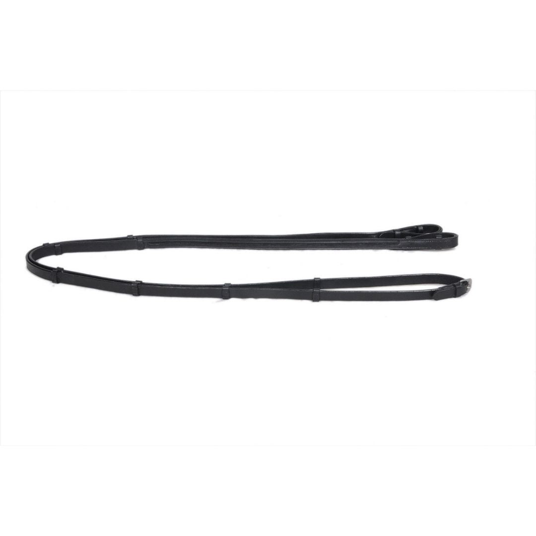 Qty. 2 Empty channel leather reins  all colors and size braided  4 mm