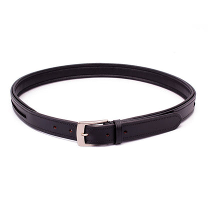 Empty Channel Leather Inlay Belts