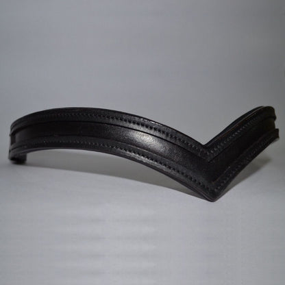 Qty 2 New Empty Channel Custom made order for leather horse padded browbands