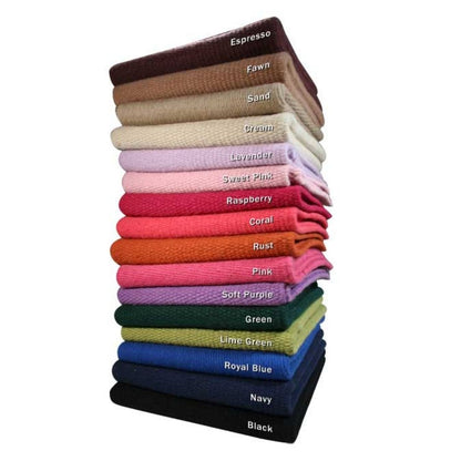 Solid Color New Zealand Wool Saddle Blankets