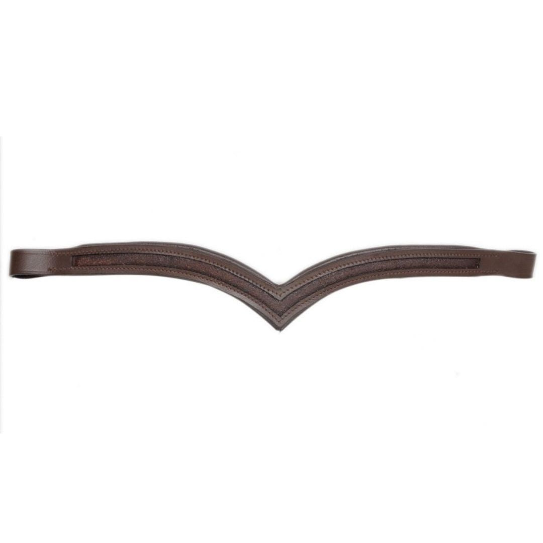 Qty 2 New Empty Channel Custom made order for leather horse padded browbands