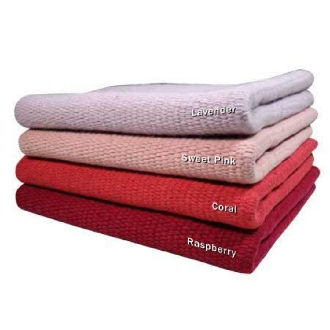 Solid Color New Zealand Wool Saddle Blankets