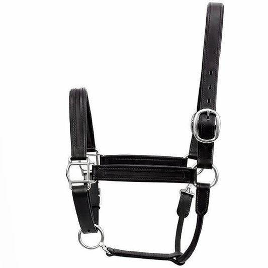 SIE Leather Lot of 12 Empty channel  Adjustable Leather Horse Halters Custom