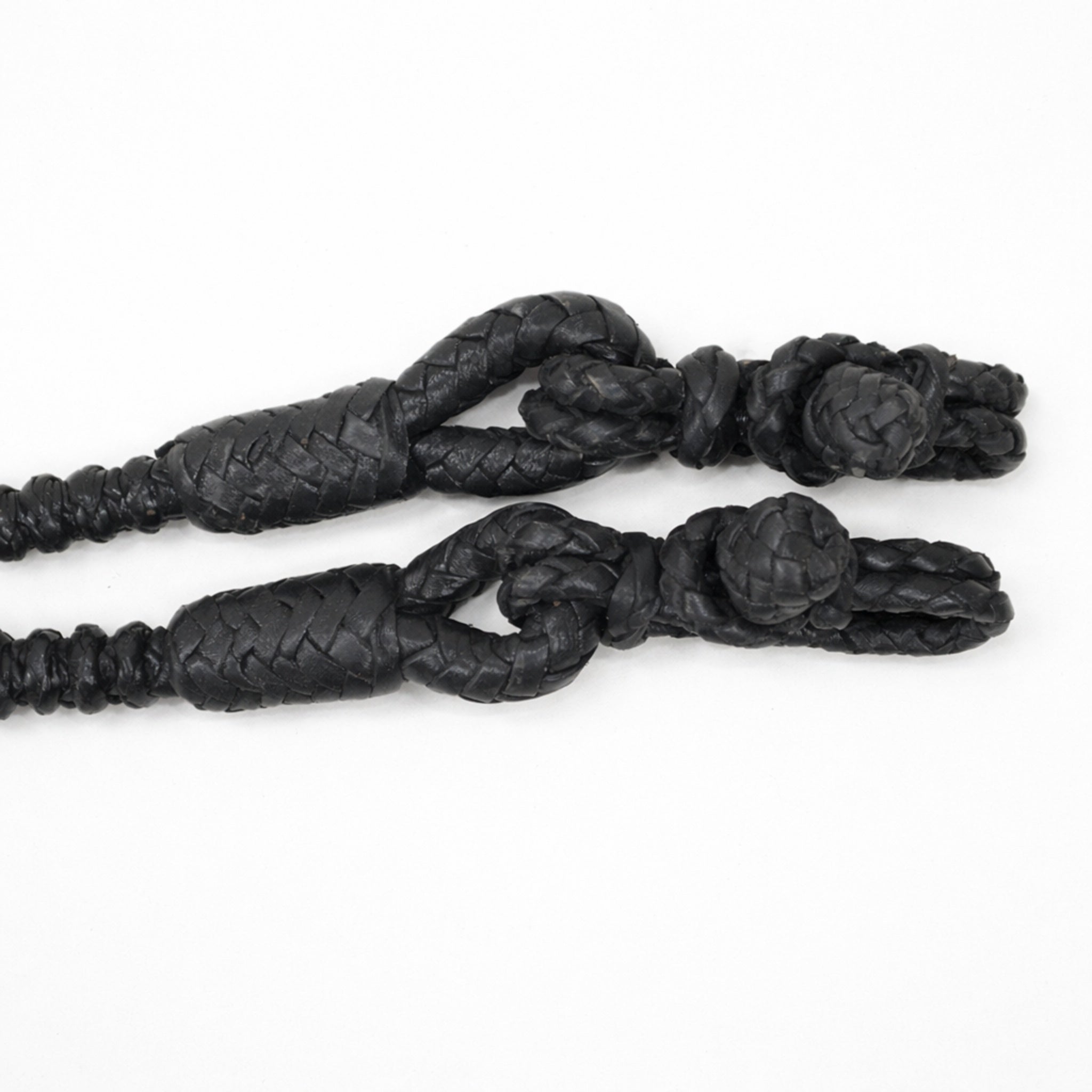 SIE Premium Genuine Leather Romal Reins – Hand Braided Romal with Popper End