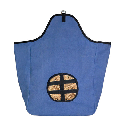 Lot of 20 Horse Hay Bags with D Rings in Navy Blue