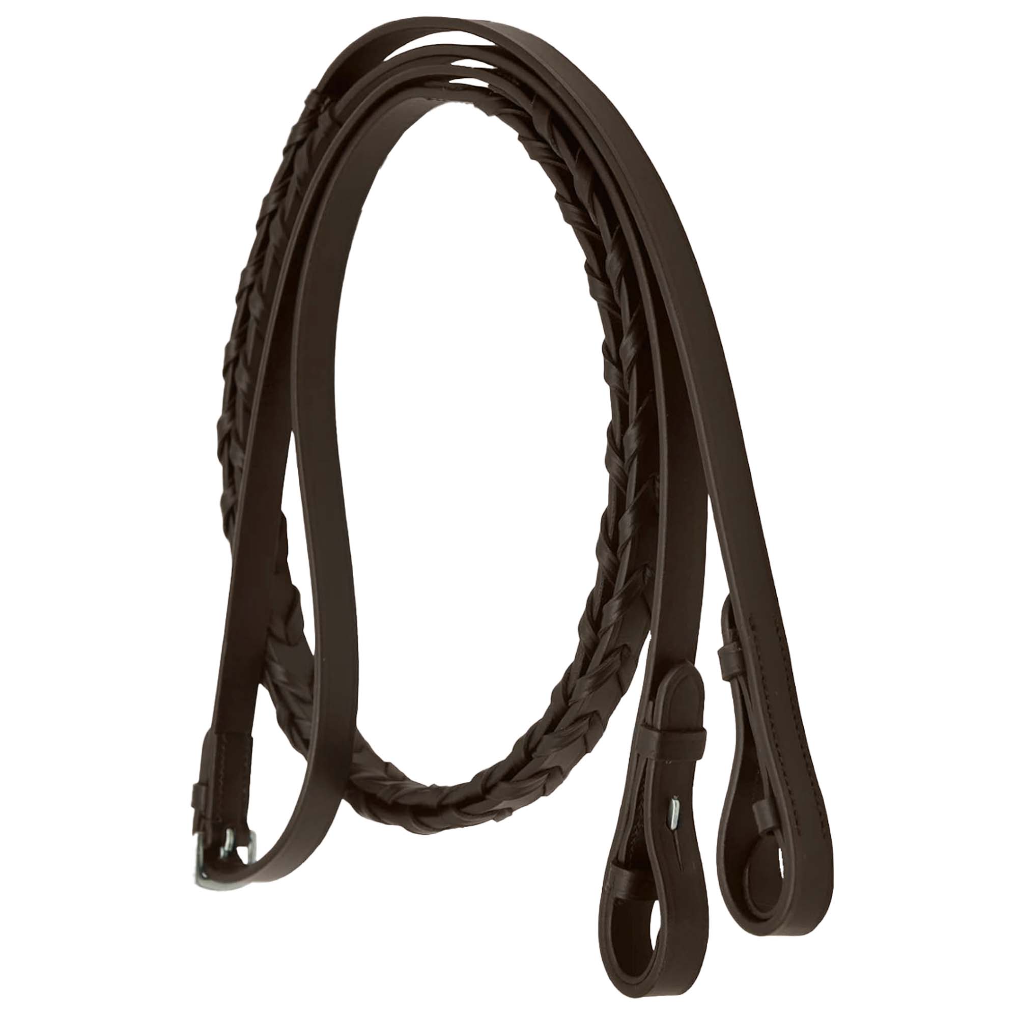 SIE Plaited Leather Bridle Reins
