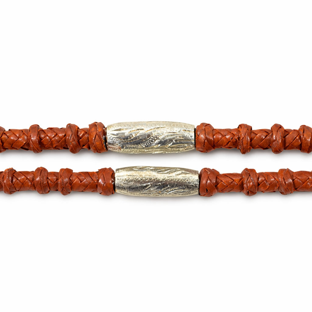 SIE Premium Genuine Leather Romal Reins – Hand Braided Romal with Popper End