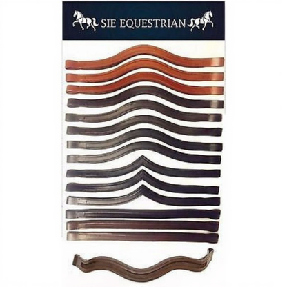 Qty. 10 SIE - Any Shape Leather Browband for Bridles -   Empty channel