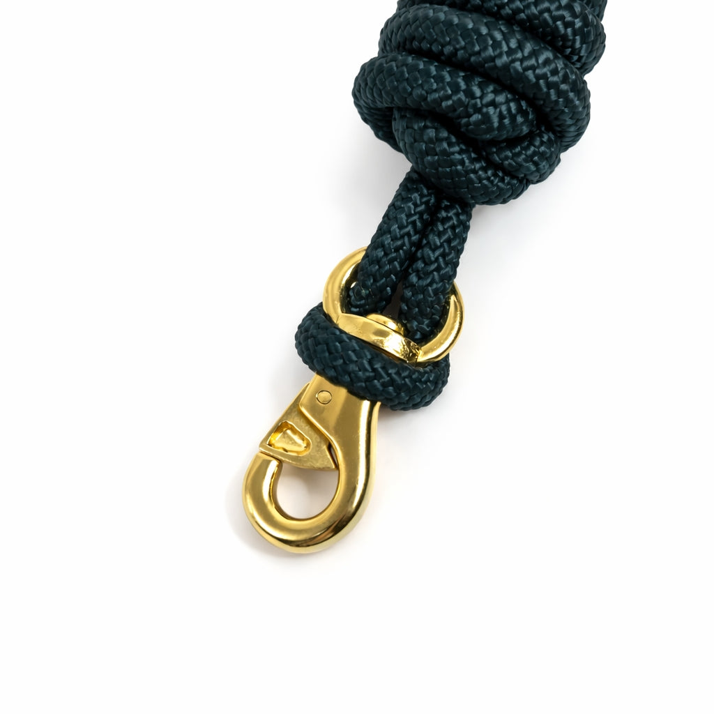 SIE Equestrian Braided Nylon Lead Rope with Bull Snap (Set of 2)