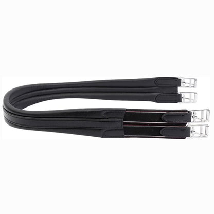 Chafeless Leather Horse Girth – Soft Tanned, Roller Buckles