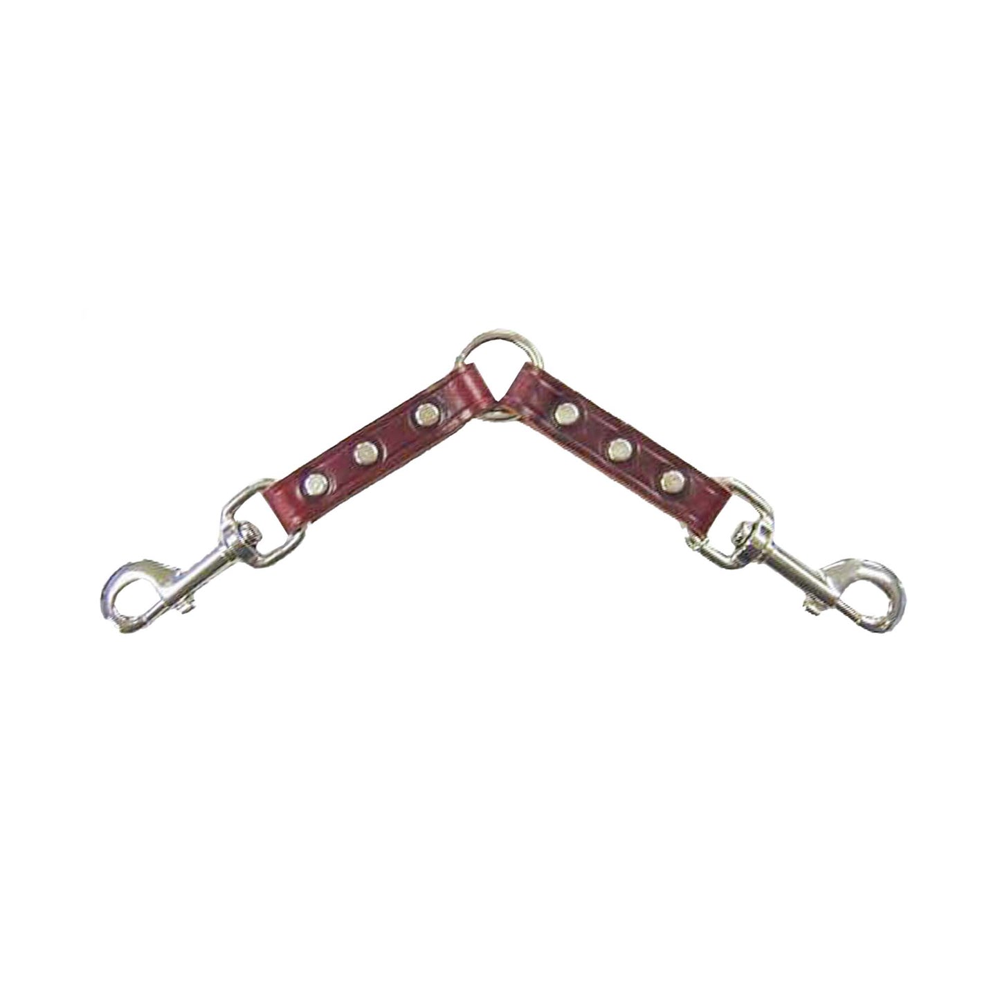 Leather Two Dog Leash Coupler
