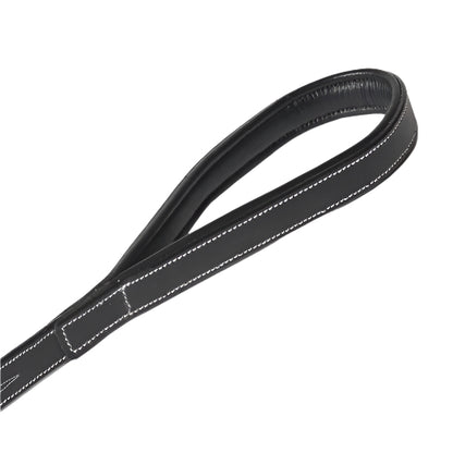 Stitched Leather Padded Designer Dog Leash