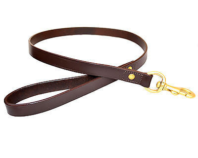 Leather Dog Collars Leads w Snap Buckles. All Sizes Available.
