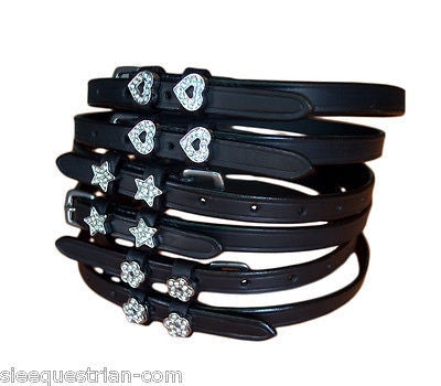 Heart Spur Strap - English Leather Spur Straps  SIE