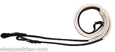 USA Leather white rubber reins 60 inches