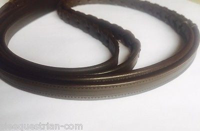 SIE Empty channel leather reins braided - all colors and size