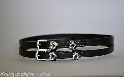 Heart Spur Strap - English Leather Spur Straps  SIE