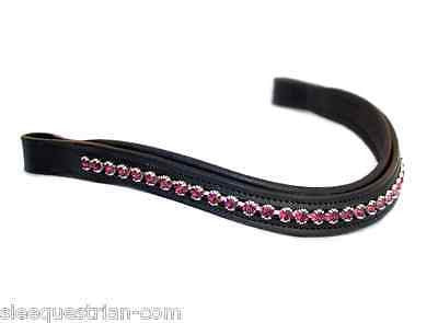 Lot of 10 Swarovski Studded U Shape Browbands for Bridles
